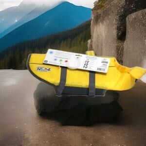 Dog Life Jacket Medium 55 To 85 pds Outward Hound Granby Splash with Chin Float